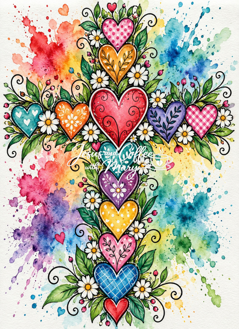 Whimsical Hearts Printable Papers, Tags & Ephemera Set