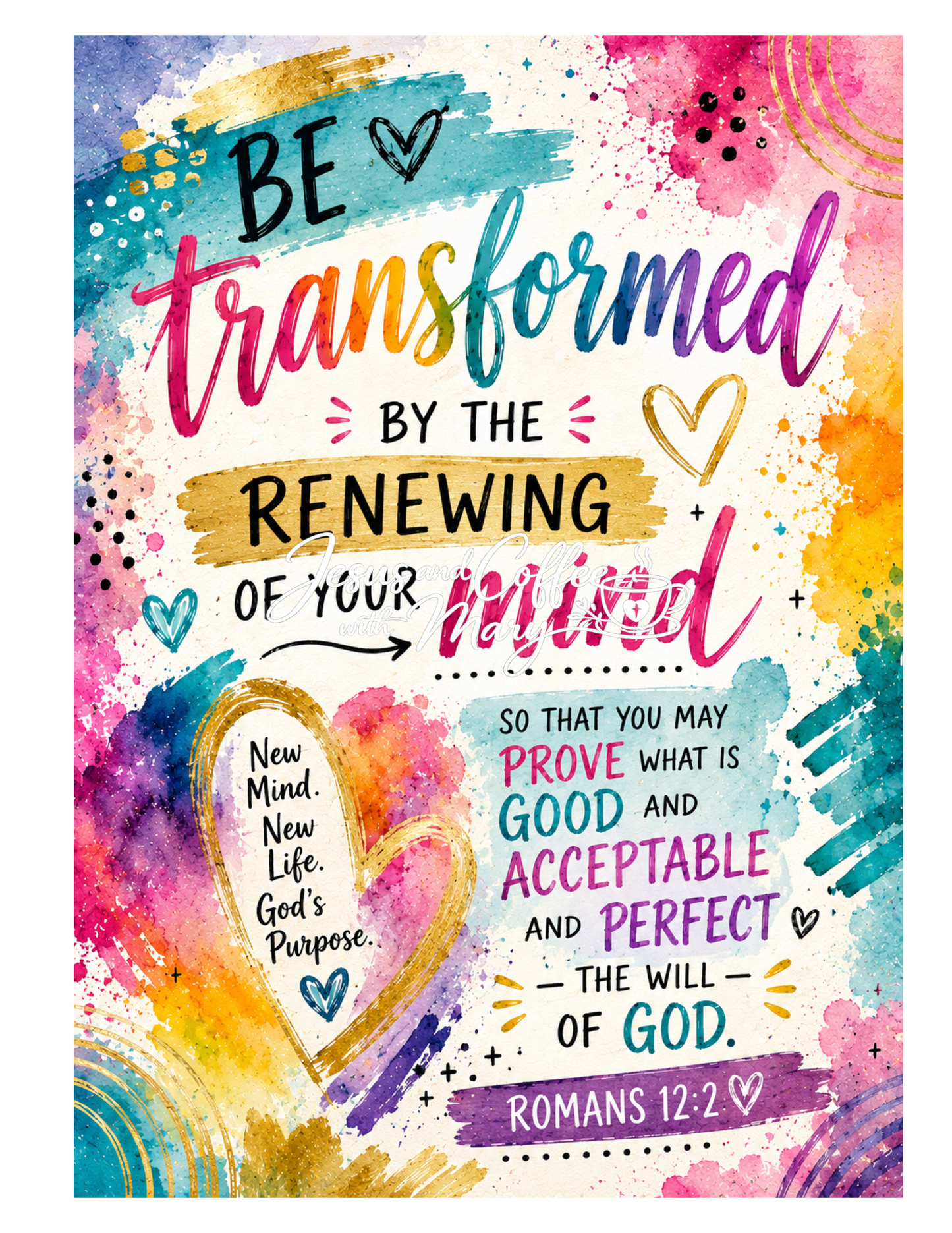 Beautiful Watercolor Bible Tip-Ins Set 1 | Printable Bible Journaling PDF