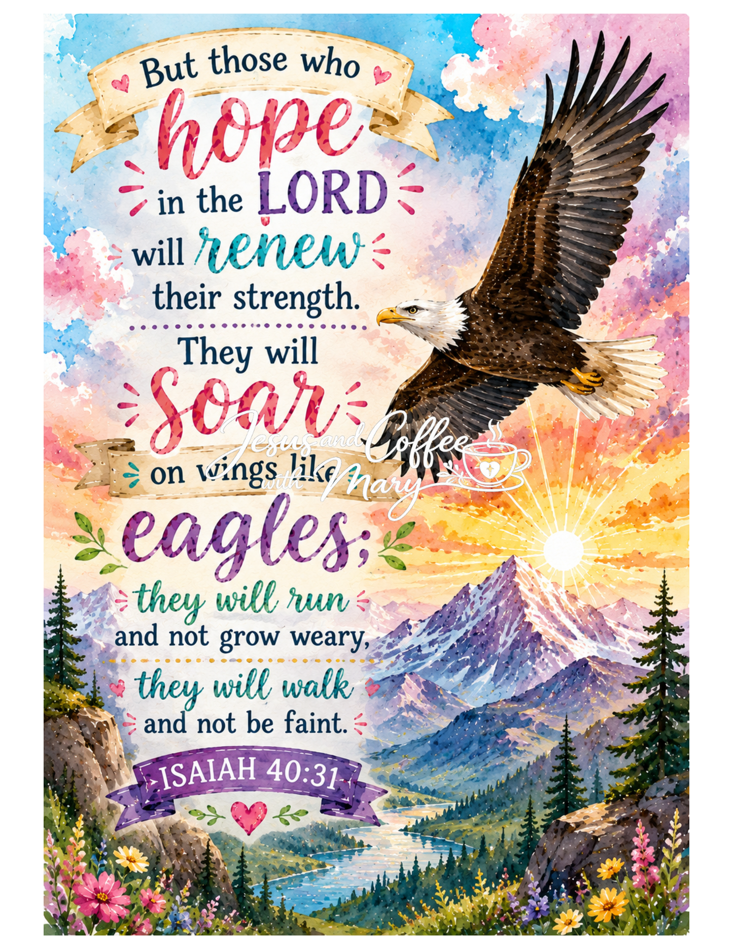 Beautiful Watercolor Bible Tip-Ins Set 2 | Printable Bible Journaling PDF