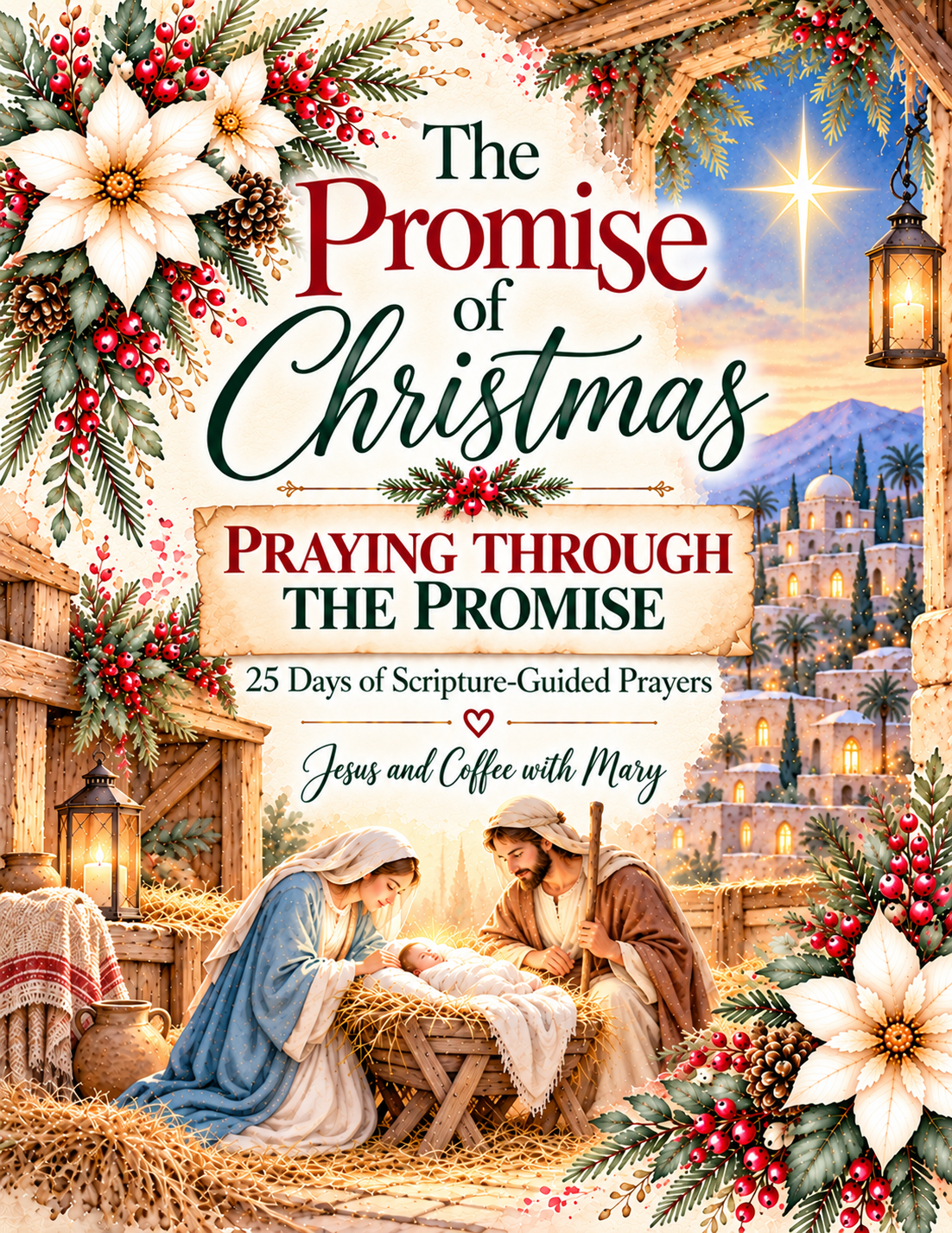 The Promise of Christmas | 25-Day Advent Bible Study, Prayer Journal & Christmas Printable Bundle